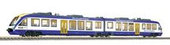 Dislová souprava řady Bayerische Regionbahn v Veolia-Designu