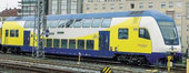 Poschoďový řídící vůz řady Bauart DBpbzfa 766 drah metronom Eisenbahngesellschaft