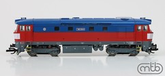 Dieselová lokomotiva ř. 749 019-6 ČD MTB-Model - Mašinky (TT)
