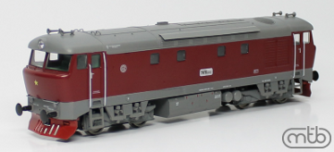Dieselová lokomotiva ,,Bardotka" prototyp ČSD (HO) Zvuk