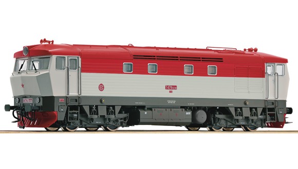 Model dieselové lokomotivy řady T478.1230 ČSD