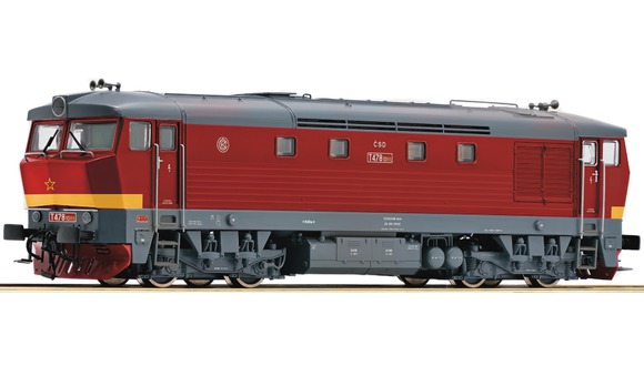 Model dieselové lokomotivy T478.1 ČSD (HO)-Zvuk