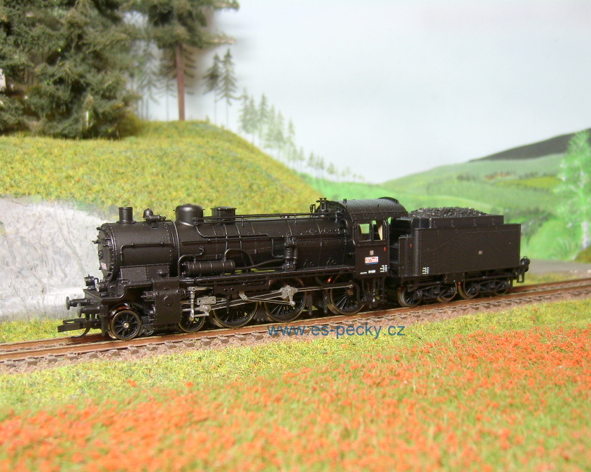 Model parní lokomotivy Rh377.0, ČSD (TT)