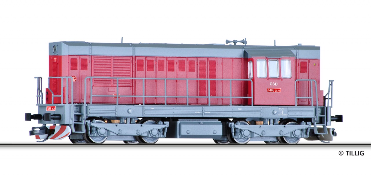 Tillig Dieselová lokomotiva T466.2 ČSD (TT)