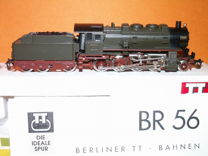 Model parní lokomotivy BR 56 pruská TT sběratelský model