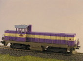 Maketa dieselové lokomotivy 731 031-1