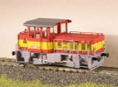 Maketa dieselové lokomotivy 704 001-7