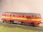 Maketa dieselové lokomotivy 751 185-0