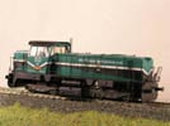 Maketa dieselové lokomotivy 724 706-7
