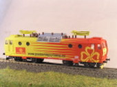 Maketa elektrické lokomotivy 362 166-1