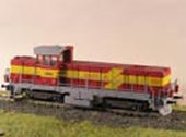 Maketa dieselové lokomotivy 731 001-4