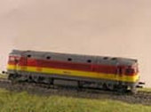 Maketa dieselové lokomotivy 775 012-6