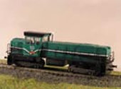 Maketa dieselové lokomotivy 724 706-7