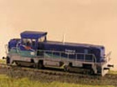 Maketa dieselové lokomotivy 724 601-0