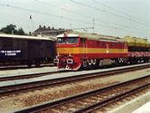 Dieselová lok.T478 ČSD z konce 80. let