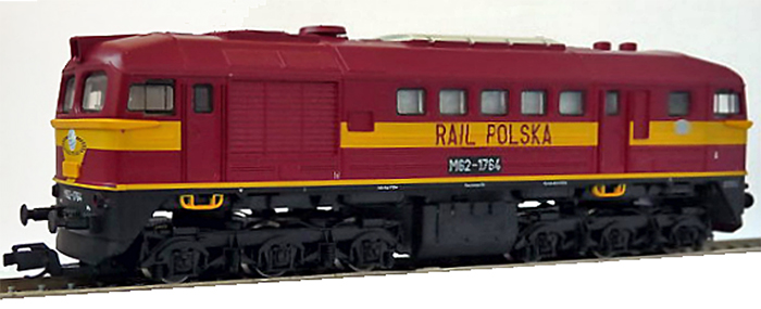 Tillig 02572 Dieselová lokomotiva řady M 62 PKP 