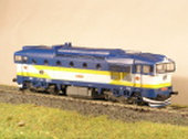 Maketa motorové lokomotivy 754 060-2 ČD