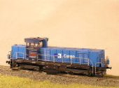 Maketa motorové lokomotivy řady 731 031-1 ,,CARGO"