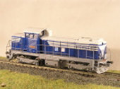 Maketa motorové lokomotivy řady 730 632-7 EŽ
