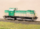 Maketa motorové lokomotivy 730 501-0