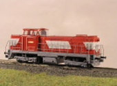 Maketa motorové lokomotivy 730 501 -5