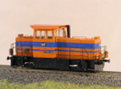 Maketa dieselové lokomotivy  709 517-7