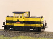 Maketa dieselové lokomotivy řad 709 519-3