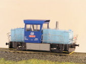Maketa dieselové lokomotivy  709 002-0 ,,CARGO"