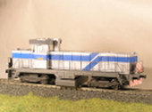 Maketa dieselové lokomotivy řady T419 1502