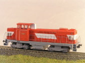 Maketa dieselové lokomotivy řady 730 501-5