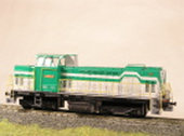 Maketa dieselové lokomotivy řady 730 501-5