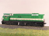 Maketa dieselové lokomotivy řady 770 501 -5
