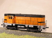 Maketa dieselové lokomotivy řady 740 598-8