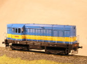 Maketa dieselové lokomotivy řady 740 515-2