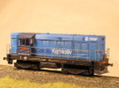 Maketa dieselové lokomotivy řady 742 174-6 CZ CARGO