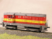 Maketa dieselové lokomotivy řady 742 250-4