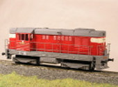 Maketa dieselové lokomotivy řady 742 360-1