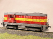 Maketa dieselové lokomotivy řady 742 426-0