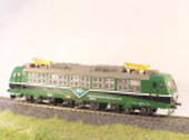 Maketa elektrické lokomotivy řady 184 502-3