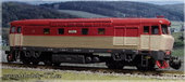Dieselová  lokomotiva řady T478.1 drah ČSD