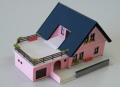 Polotovar rodinný dům s terasou - růžový