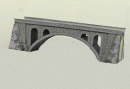 Most kamenný klenutý bez krajiny 210x55x50 mm.
