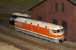 Dieselová lokomotiva T678 001 ČSD zvuk (HO)