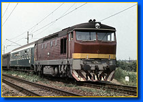 Dieselová lokomotiva T478.1213 ,,Bardotka" ČSD - Limit