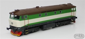 Dieselová lokomotiva ,,Bardotka" 749 264-8 ČD (HO) Zvuk