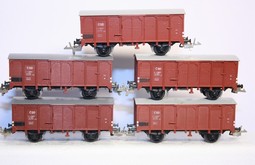 Set 5 nákladních vozů ČSD modelová železnice TT
