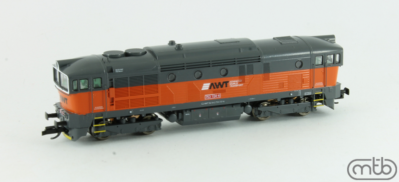  Dieselová lokomotiva řady 750-199 - AWT 4 světla