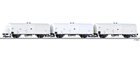Set tří chladících vozů Ibbhlps 401 „Bananentransport“ DB
