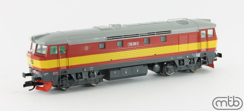 Dieselová lokomotiva 749 100 ČD MTB modely TT