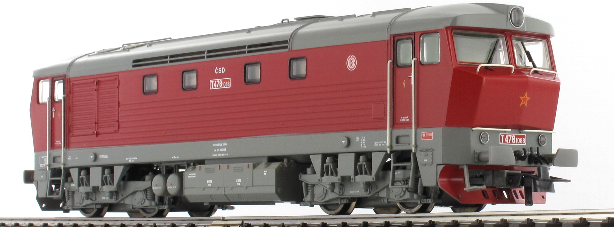 Dieselová lokomotiva ř. T478.1089 ČSD (H0,Zvuk)